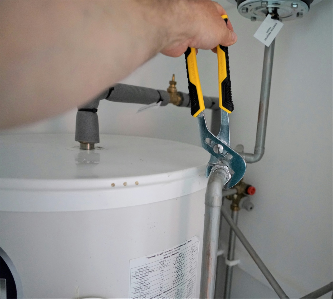 Central heating boiler system